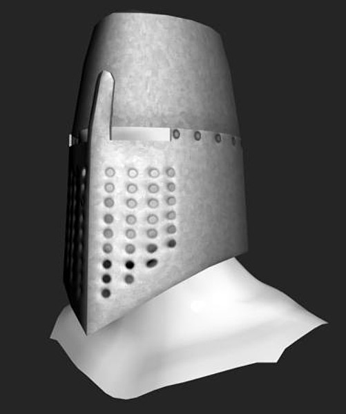 3d helmet model - Crusader Helmet by Grizzly3D